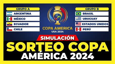 sorteo copa america 2024 hora colombia